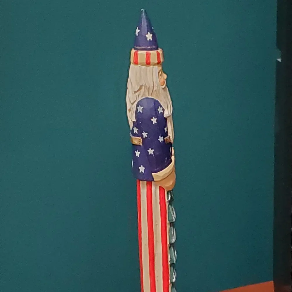 James Haddon Patriotic Folk Santa